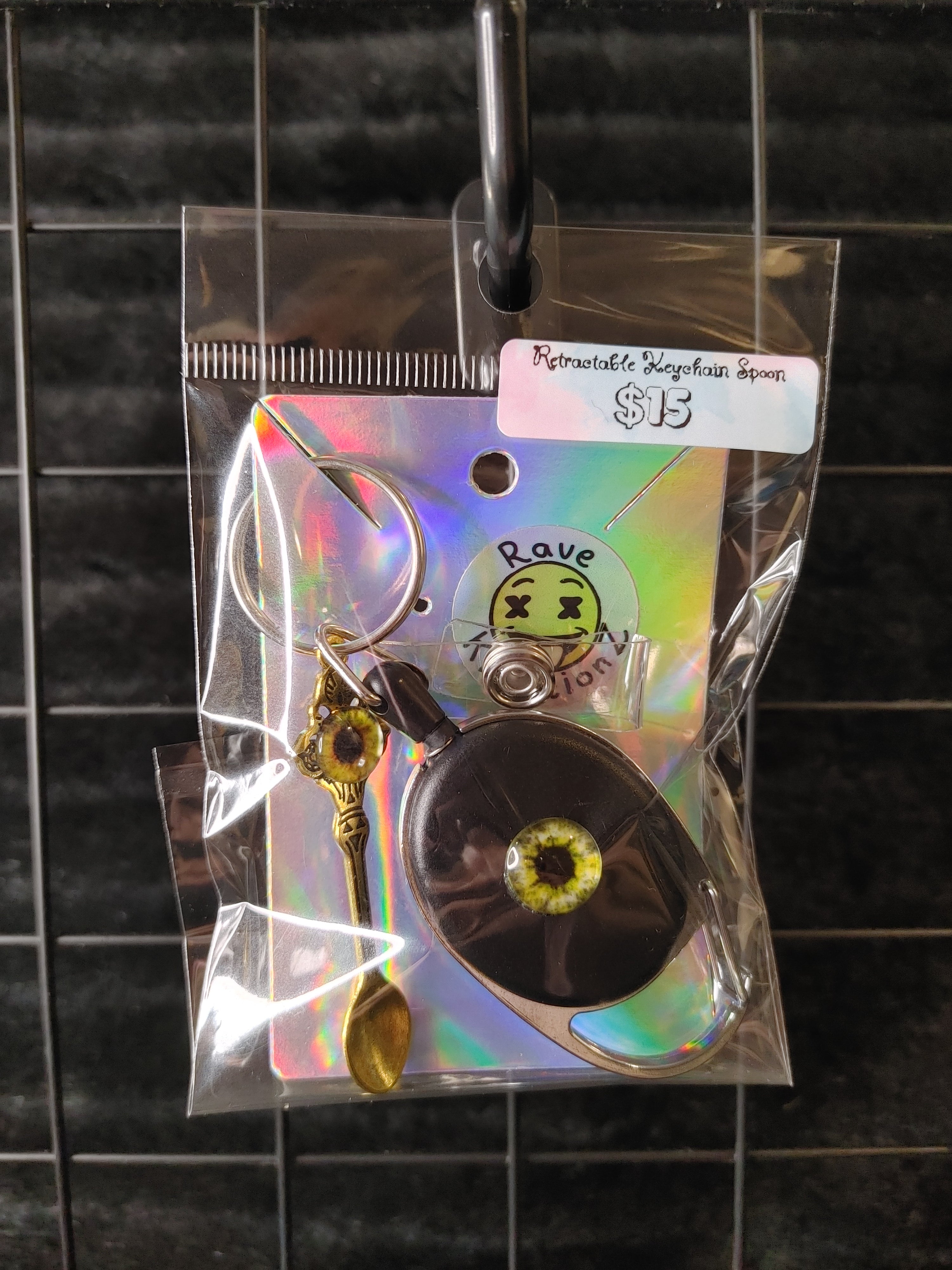Retractable Keychain Spoon