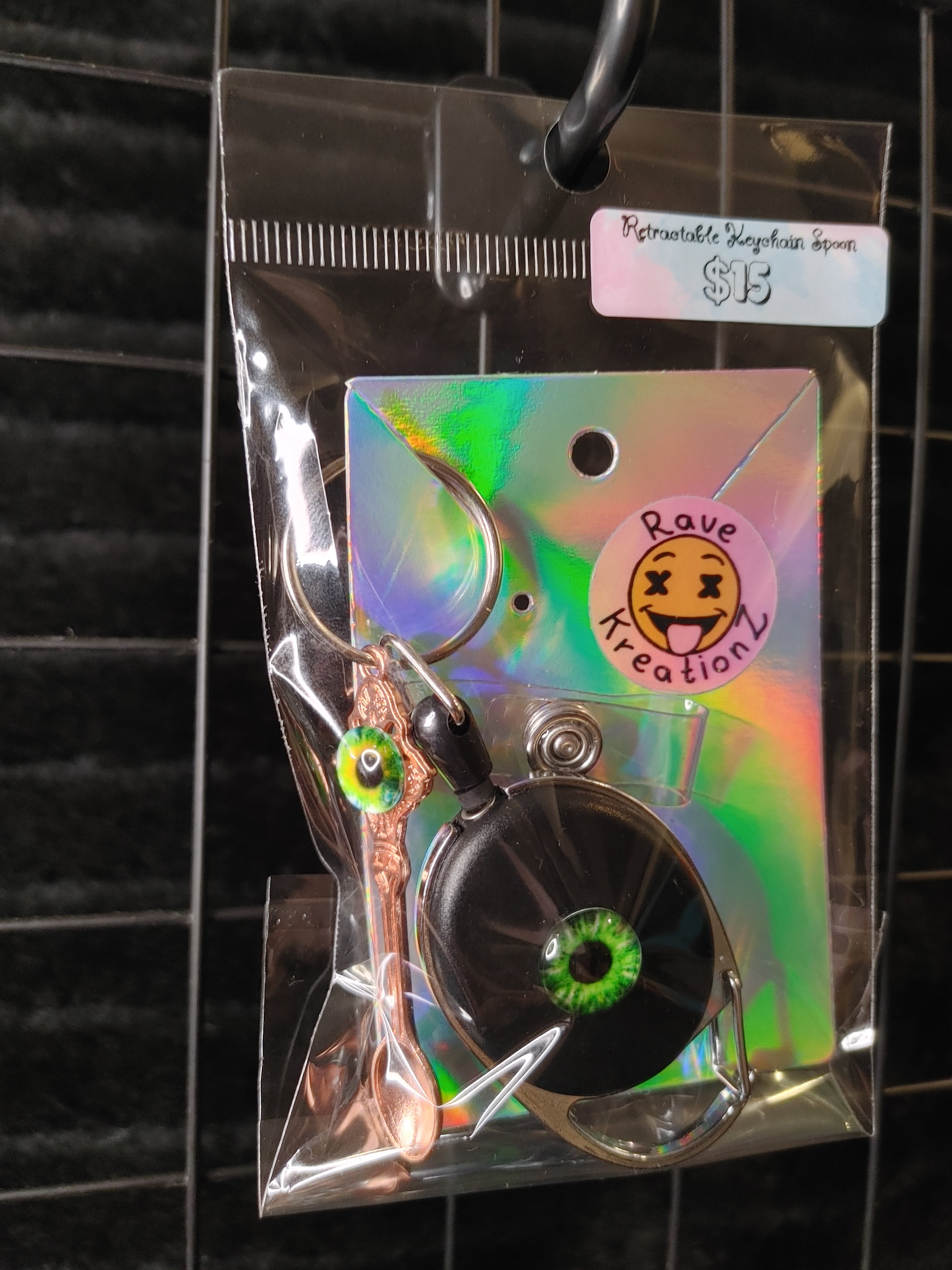 Retractable Keychain Spoon