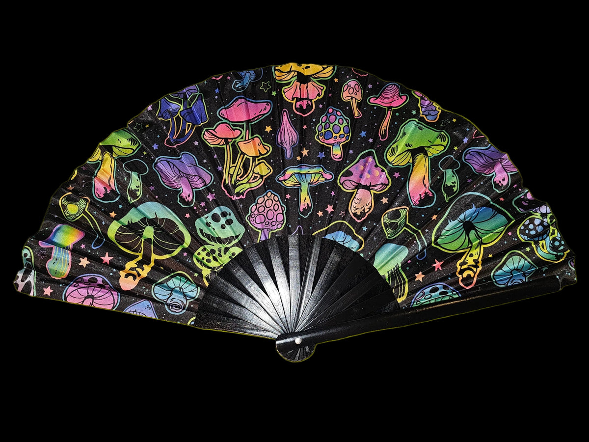 Mushroom Plastic Fan 13"