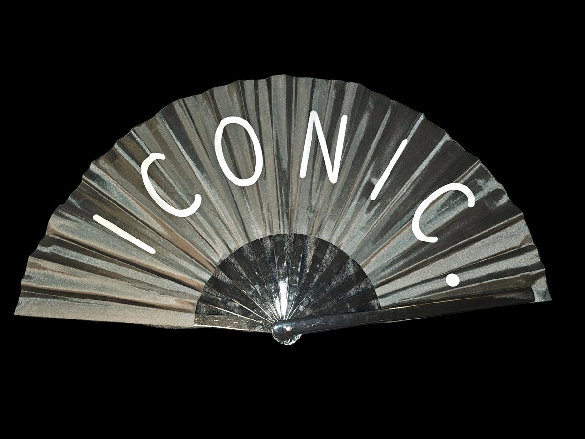 Iconic Bamboo Fan 13"