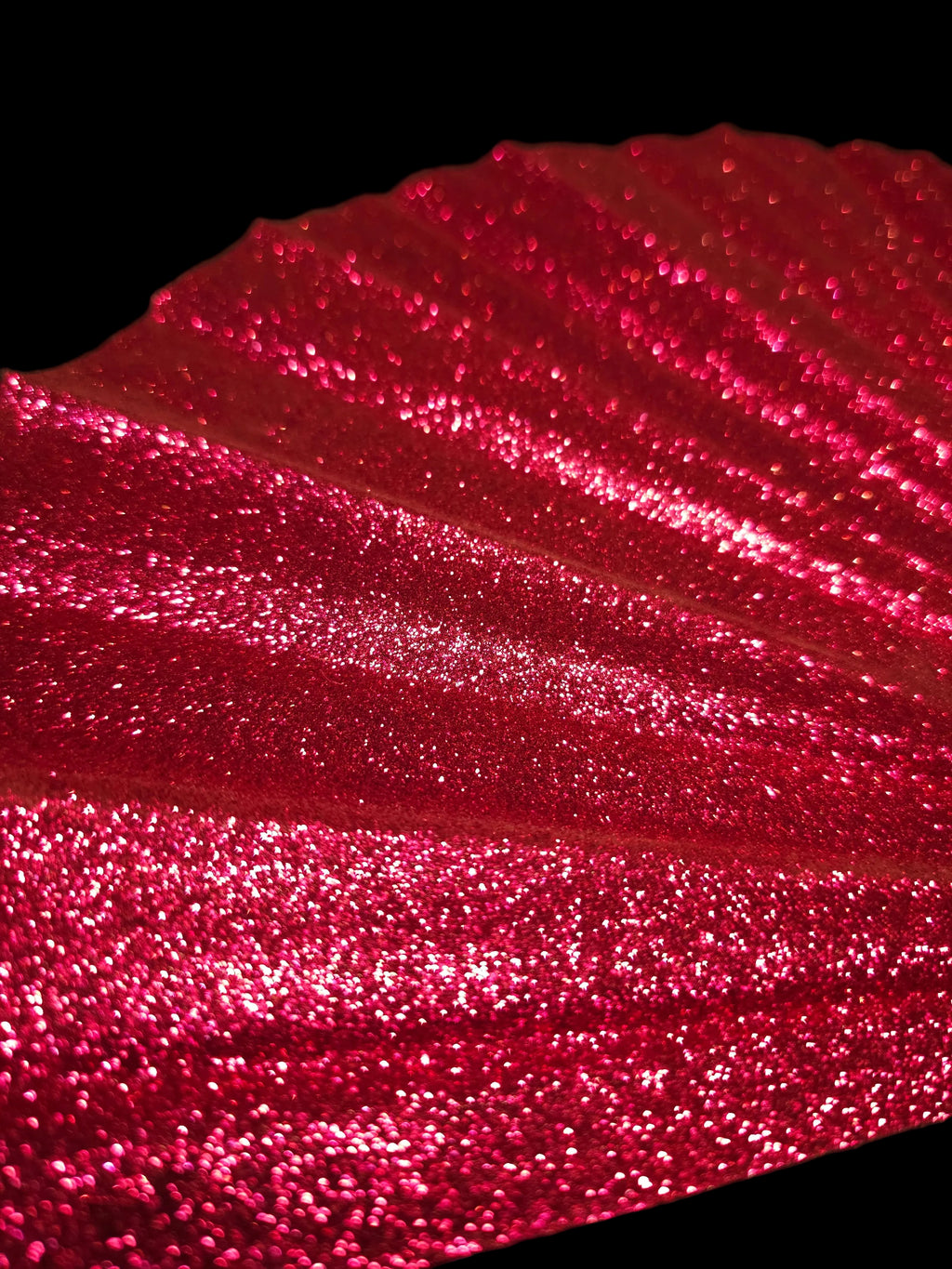 Glitterbomb Plastic Fan 11"